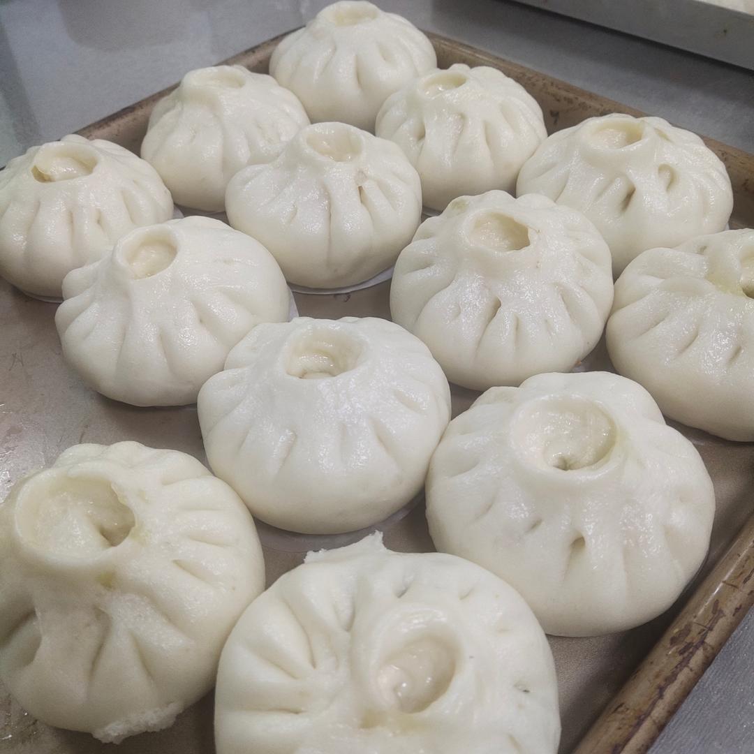 手工包子（肚脐包）