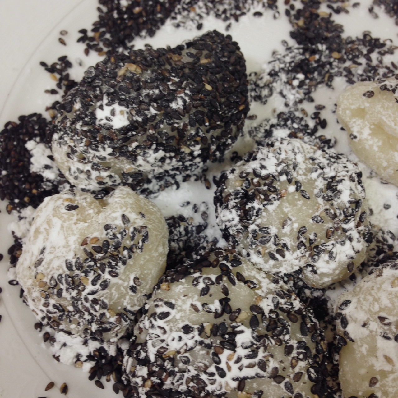 干吃汤圆（麻糬）