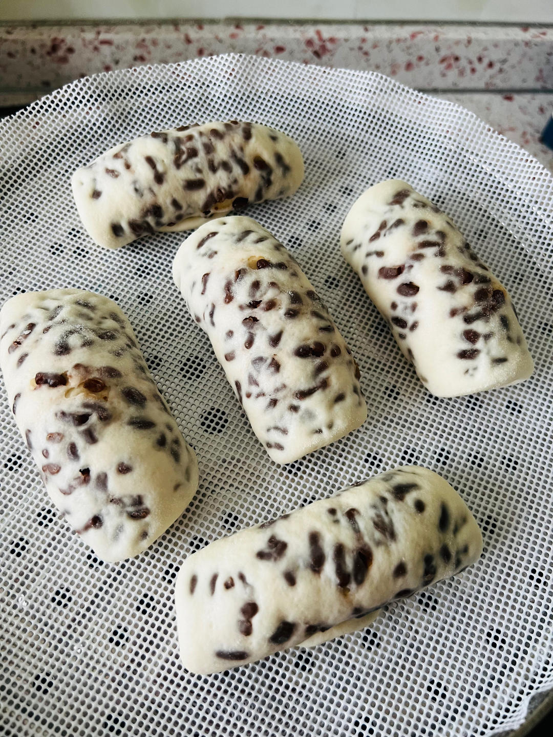 蜜豆卷馒头