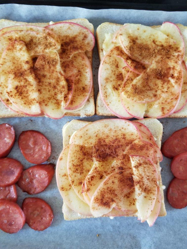 肉桂苹果吐司——低卡苹果派【北鼎烤箱菜谱】