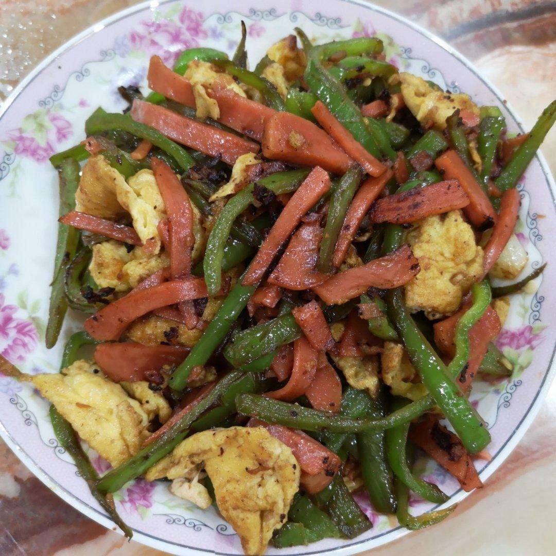 厨师长教你：“青椒炒鸡蛋”的家常做法 ,非常下饭
