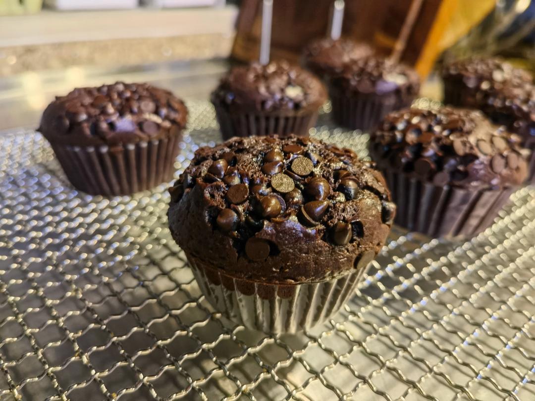 在家做巧克力蘑菇头麦芬蛋糕🍫