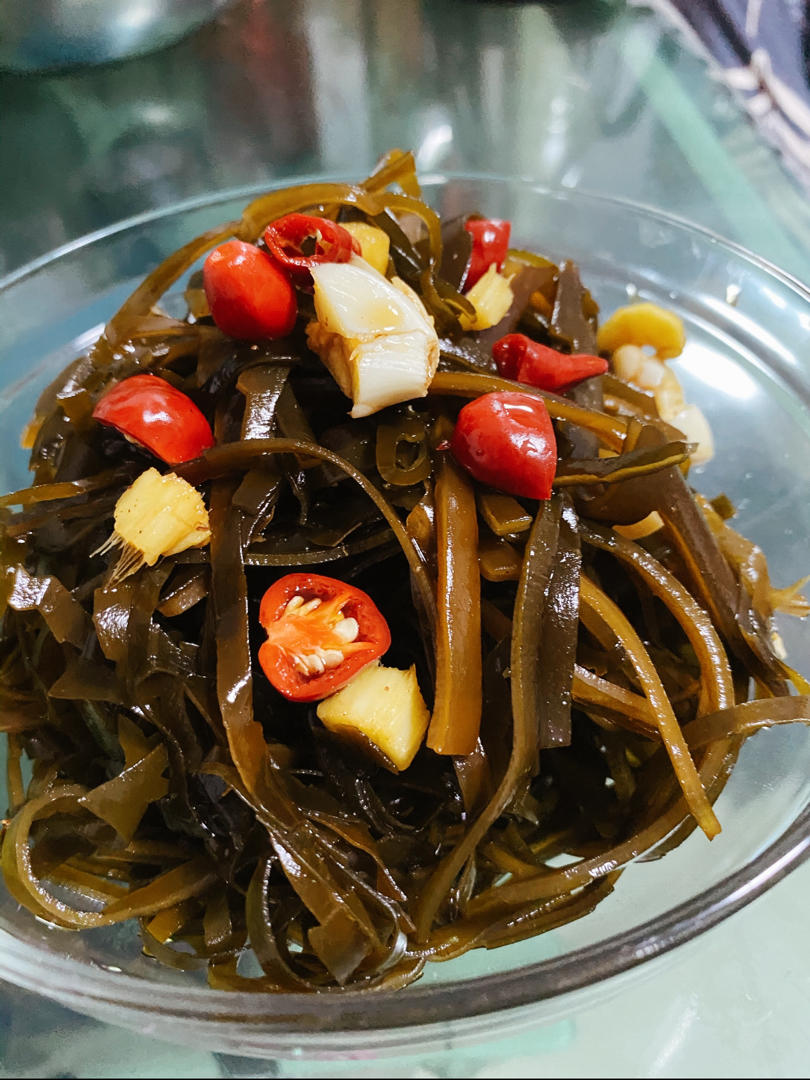 super苏瓦特做的简单好吃的老醋海带醋泡海带