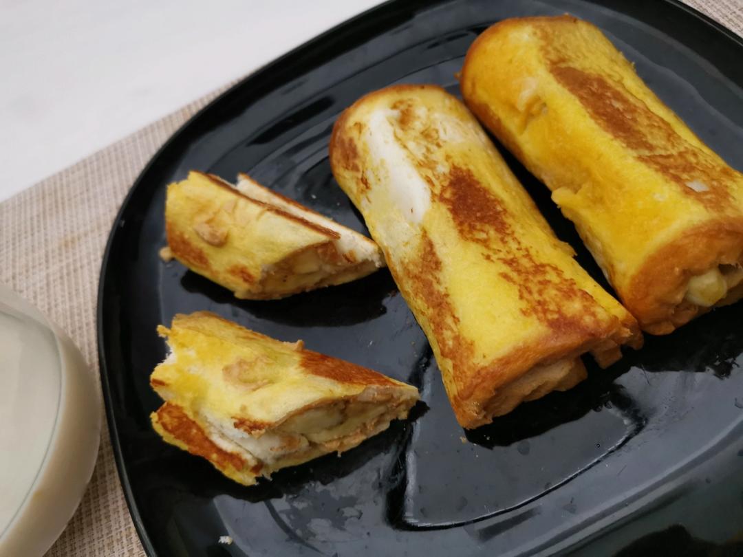 【香蕉吐司卷】
