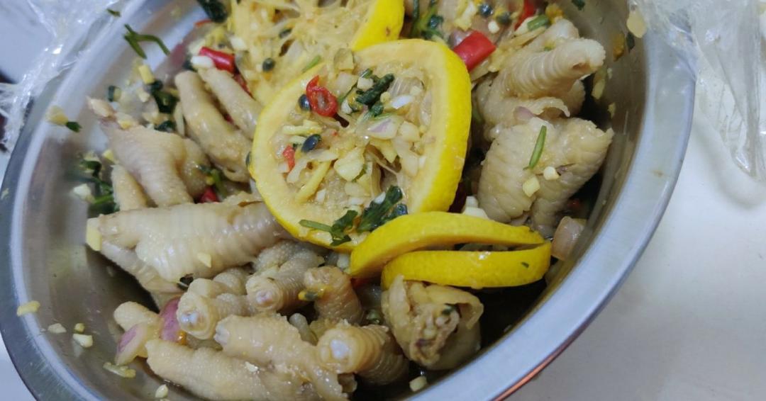 柠檬百香果鸡爪