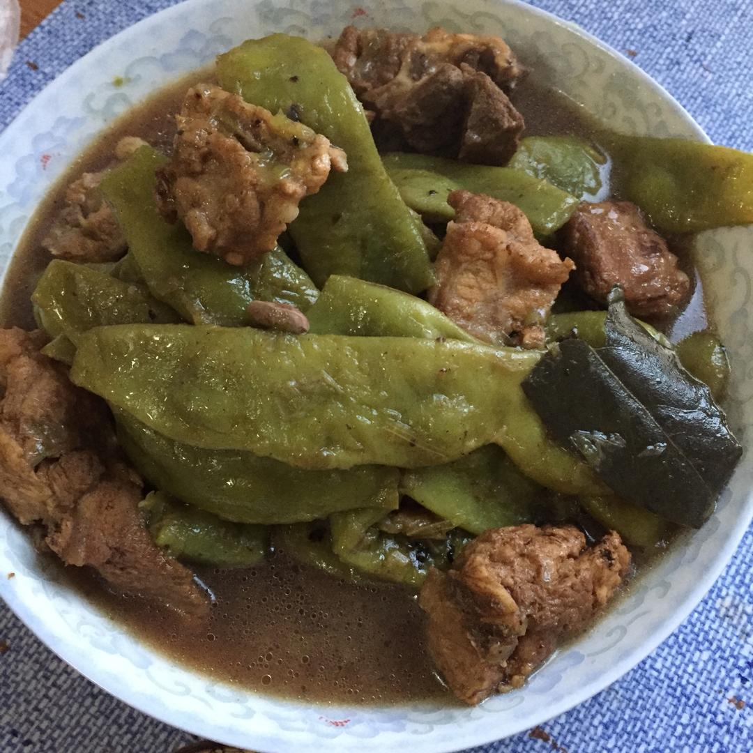 排骨炖豆角