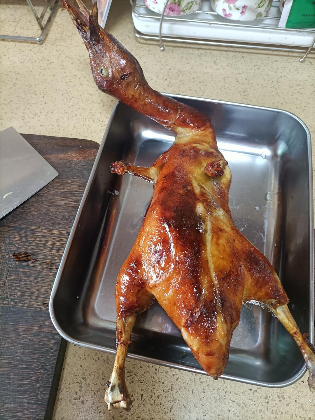 秘制脆皮烤鸭（烤箱版）