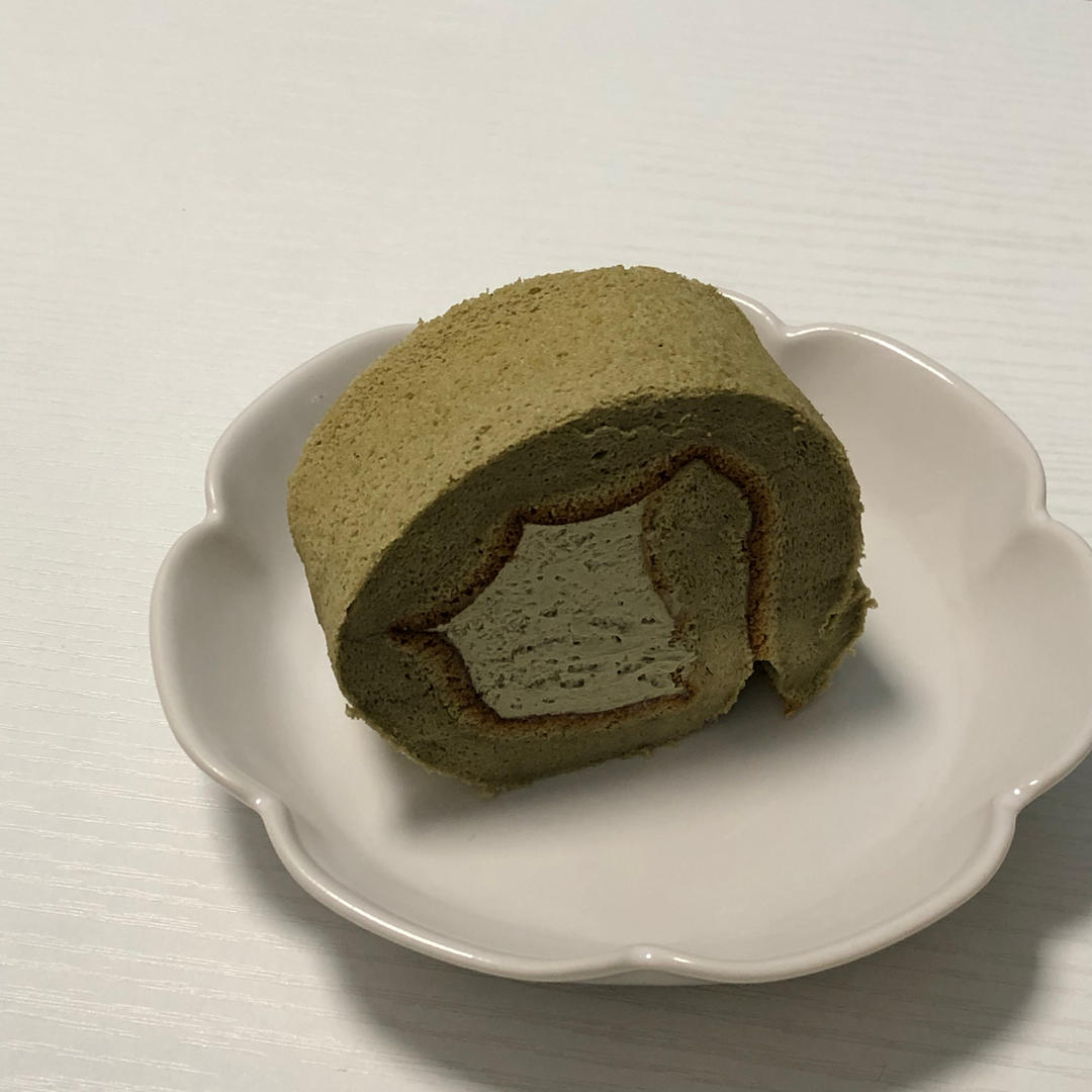 完美抹茶蜜豆蛋糕卷