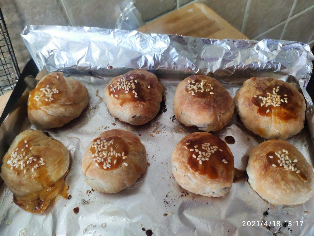 红豆饼（手抓饼烤箱版）