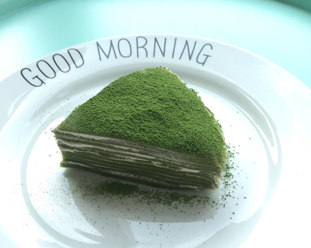 美味的煎蛋糕—抹茶千层蛋糕