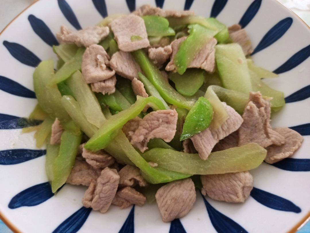 佛手瓜炒肉片