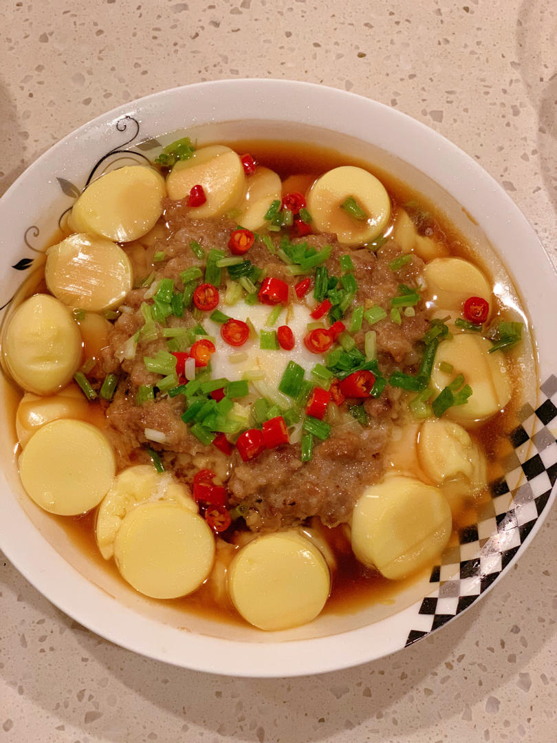日本豆腐蒸肉沫