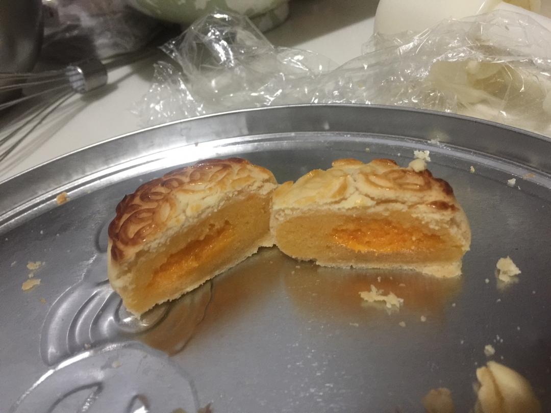 流心奶黄月饼（无吉士粉/转化糖浆版本）【曼食慢语】