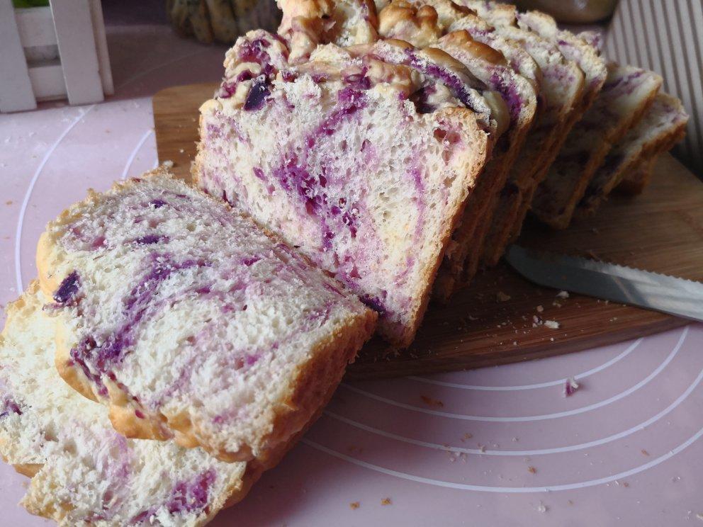 紫薯大理石纹吐司