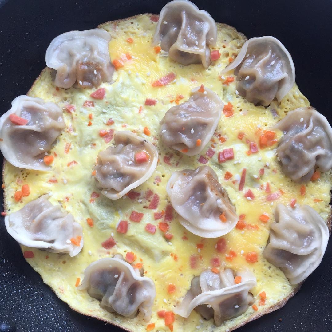 蛋抱煎饺（速冻饺）