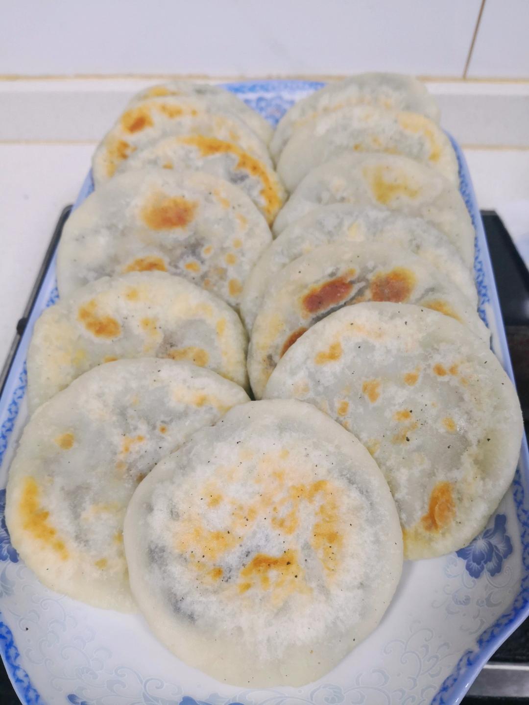 芝麻红糖饼 柔软劲道 凉了还是软软的 附细节视频详解