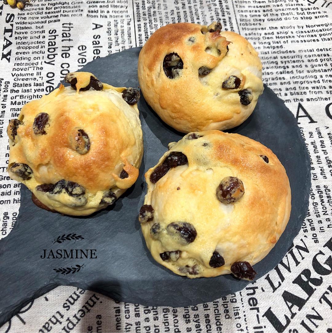 jasmine421做的豆浆葡萄干面包
