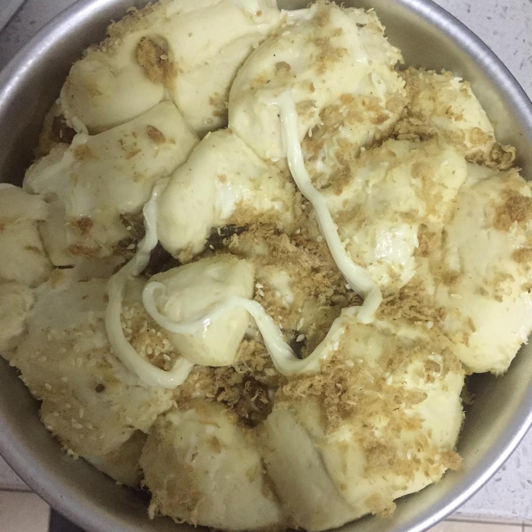 肉松手撕面包—超软会爆浆的面包哟