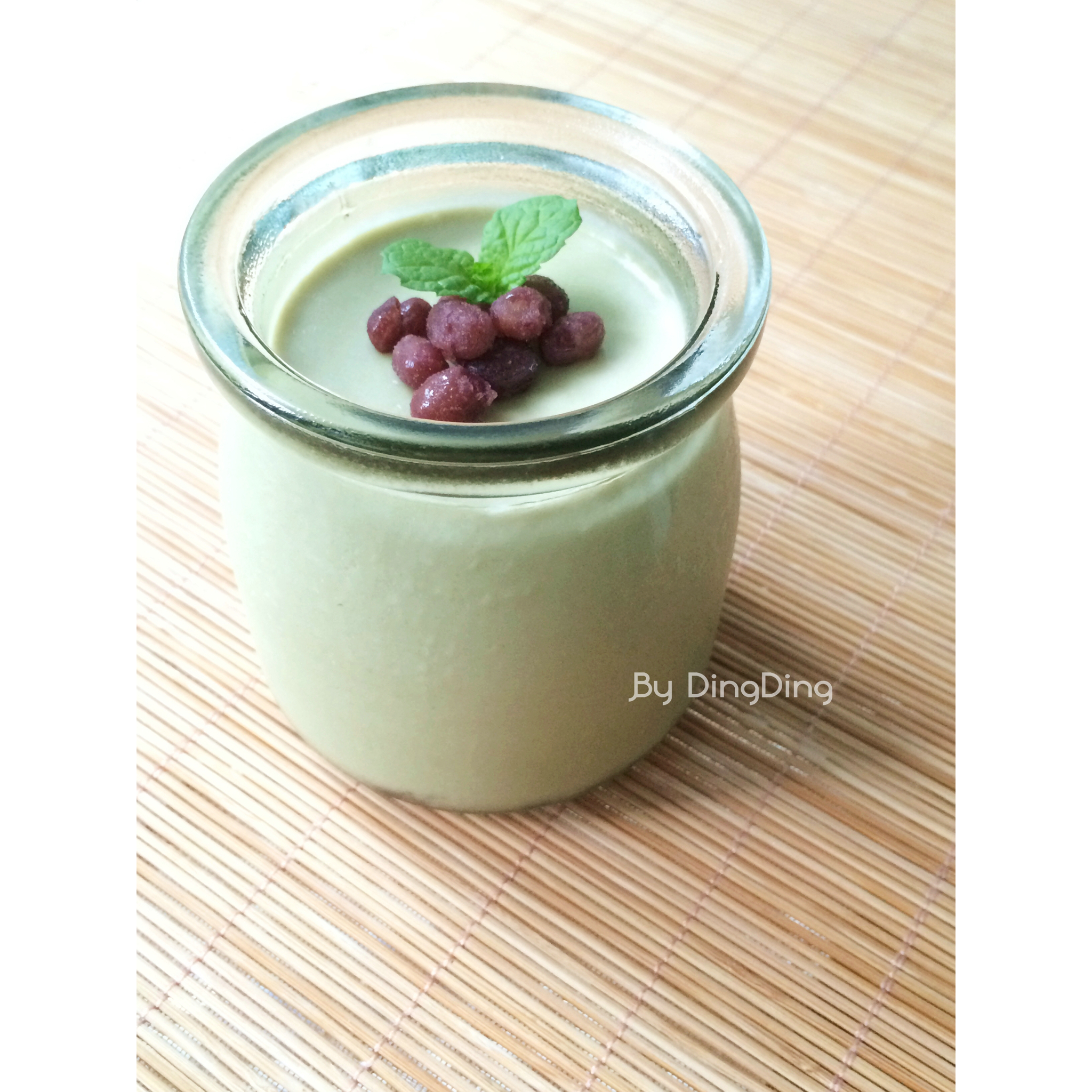 抹茶红豆慕斯杯