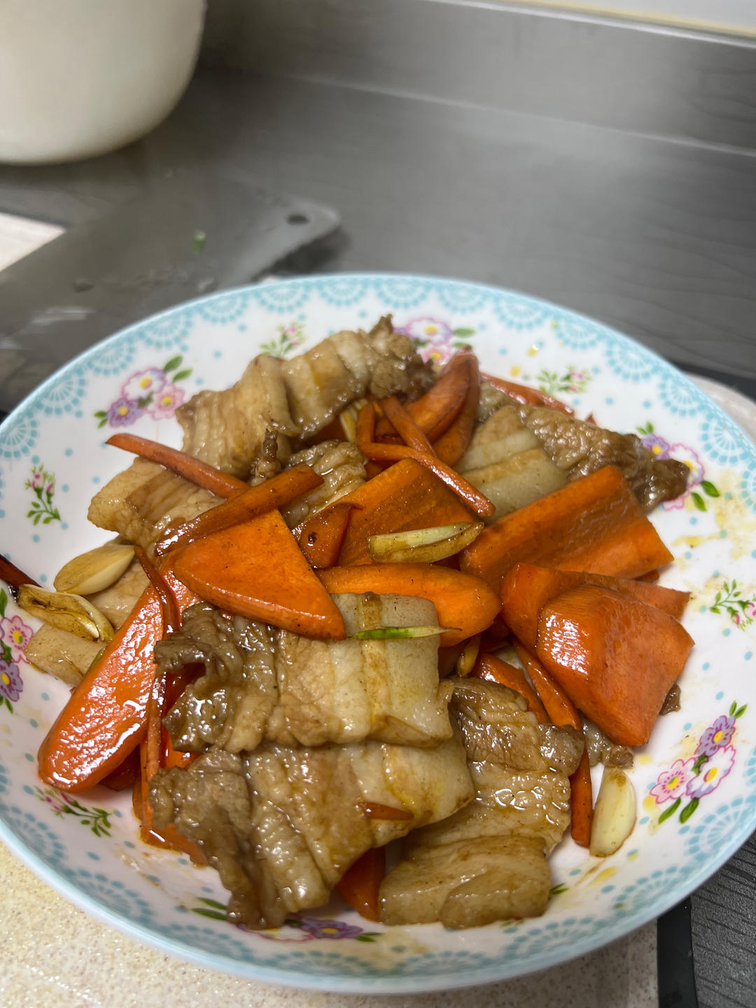 超下饭的胡萝卜炒肉