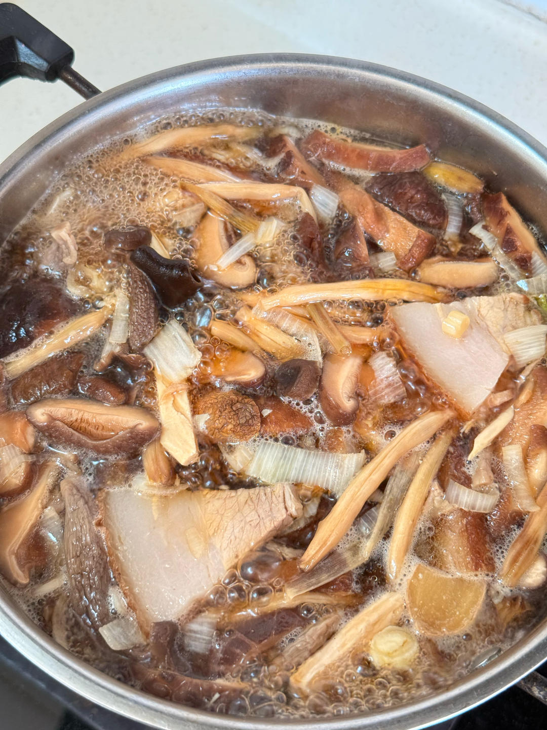 太原打卤面的做法 步骤4