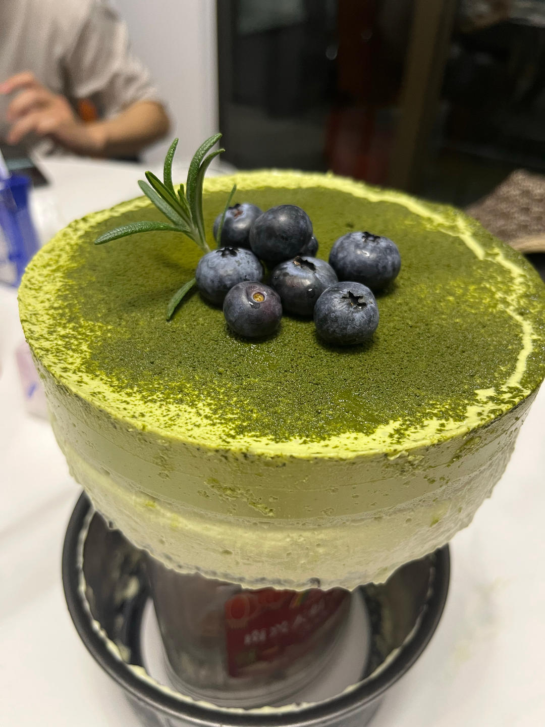 免烤箱零难度🌿治愈系夏日双色抹茶慕斯蛋糕