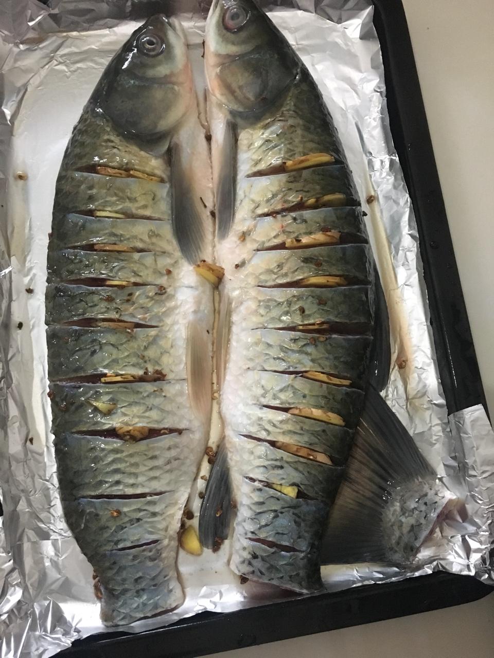 烤箱烤鱼