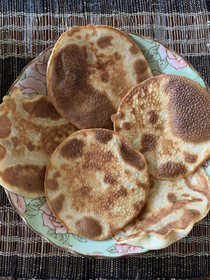 不用和面的【奶香糯米饼】
