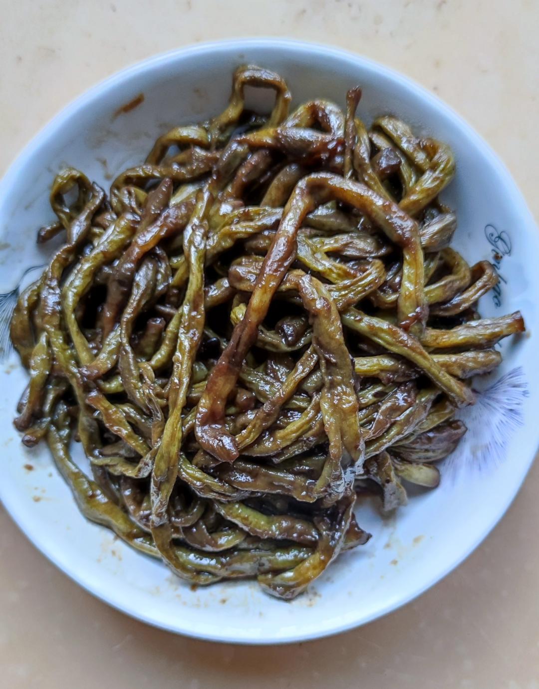 宁波家常菜，糖醋烤带豆
