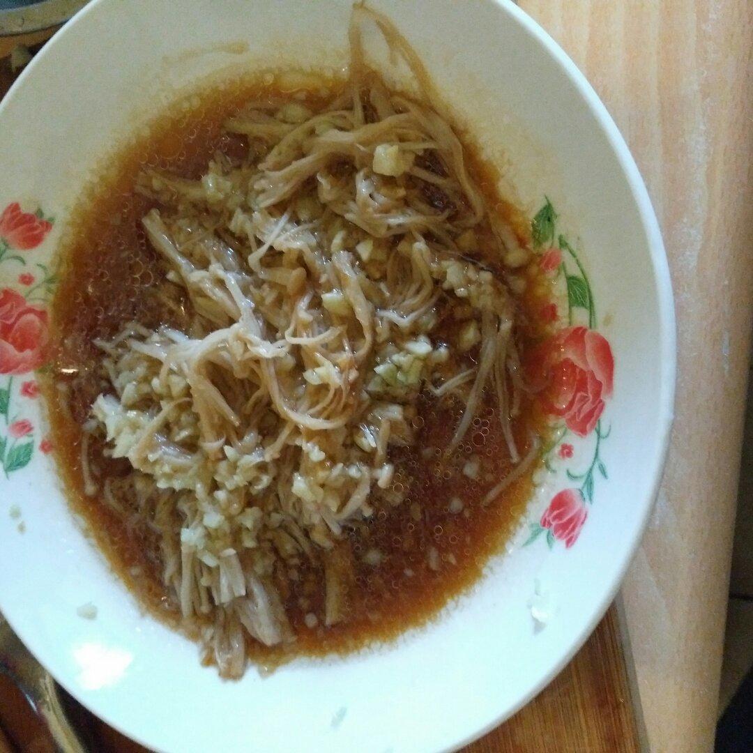 蒜蓉蒸金针菇