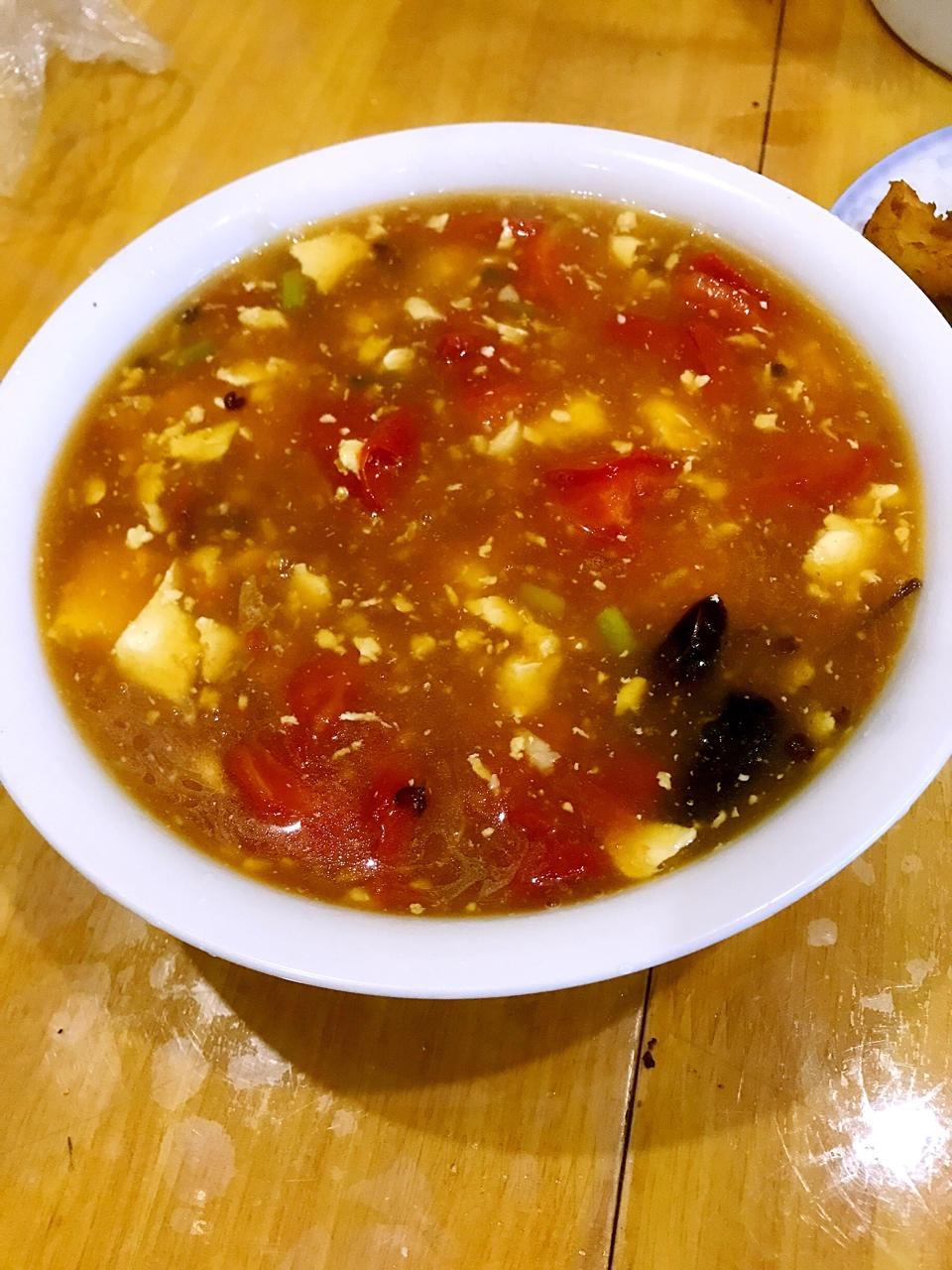 番茄豆腐