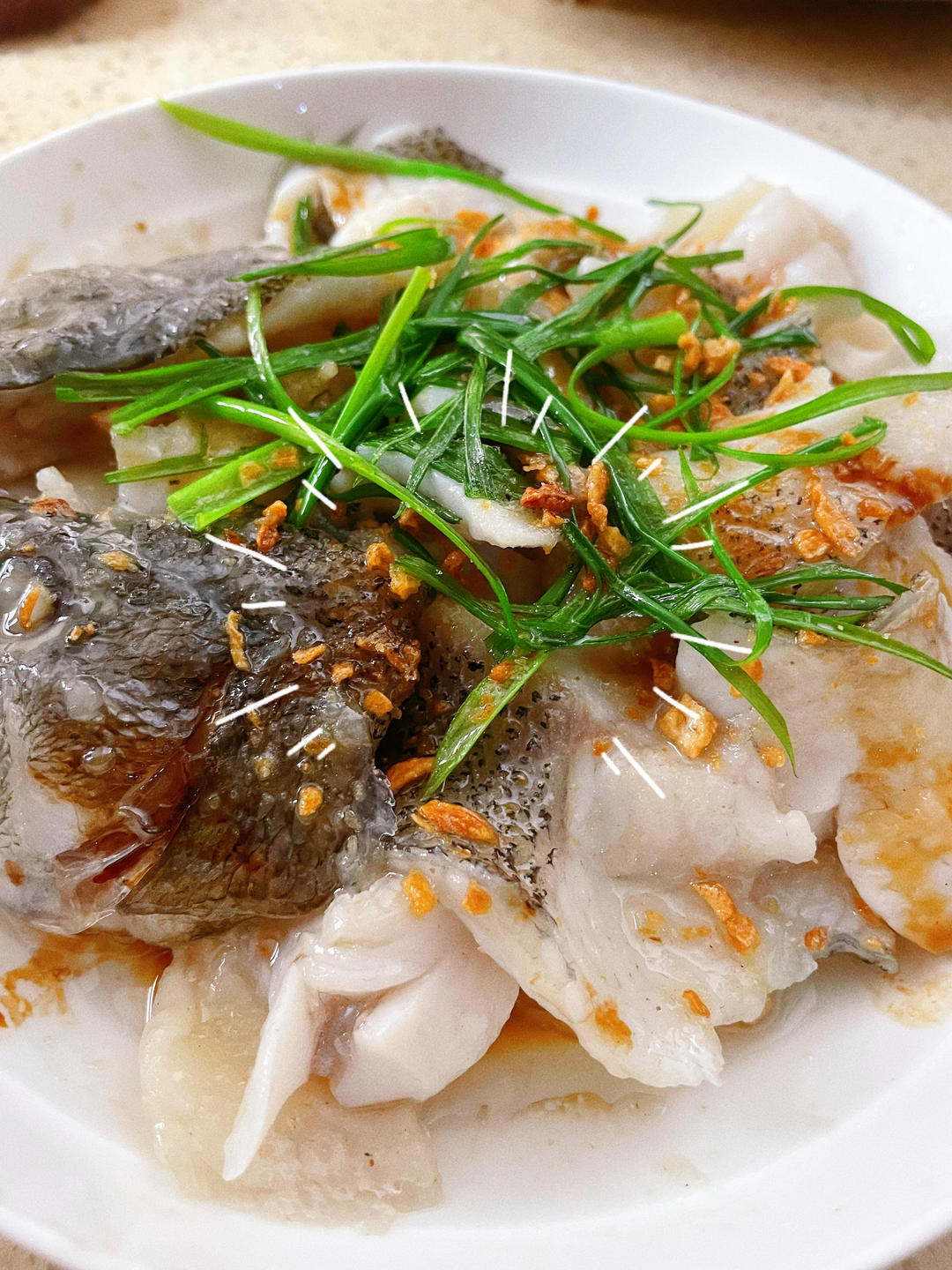 鲜嫩鲈鱼片