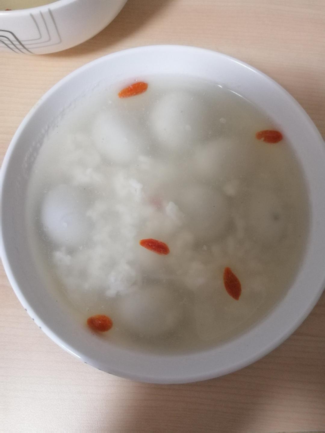 pwk做的醪糟汤圆
