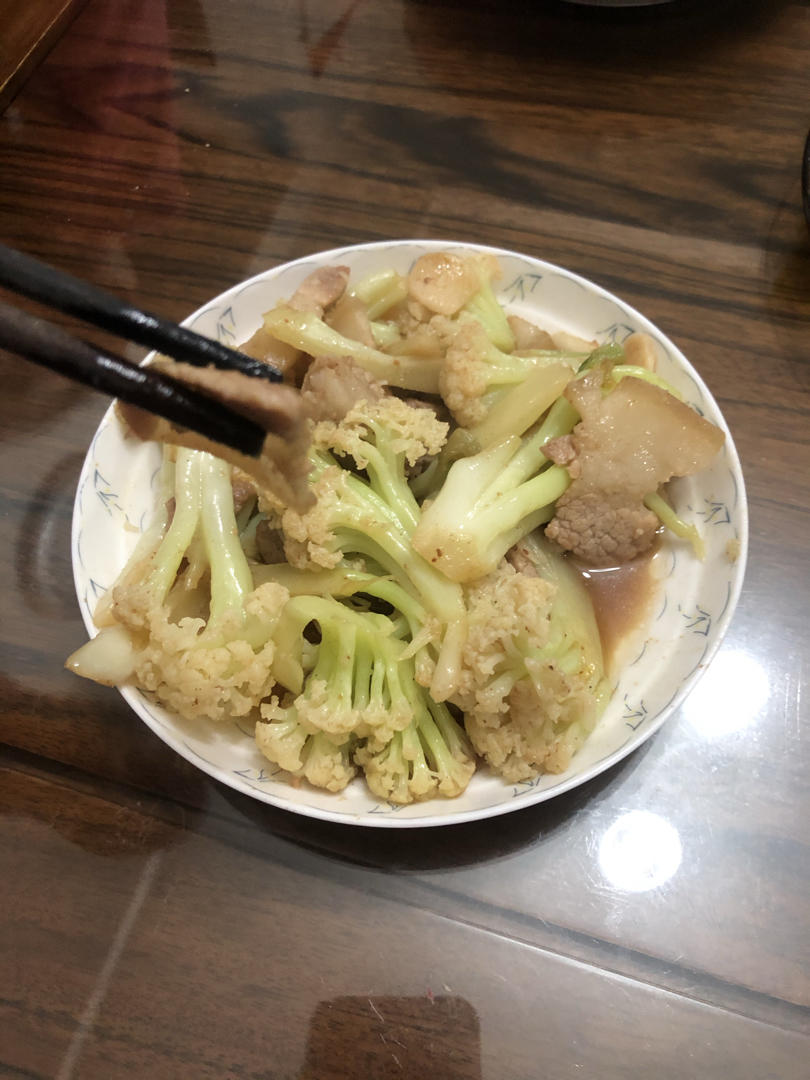 干锅沙茶酱花菜