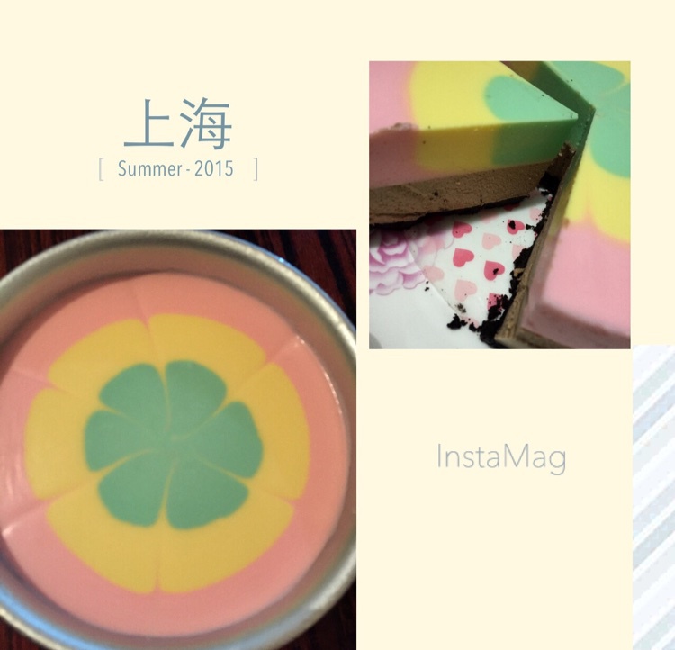 彩虹慕斯蛋糕