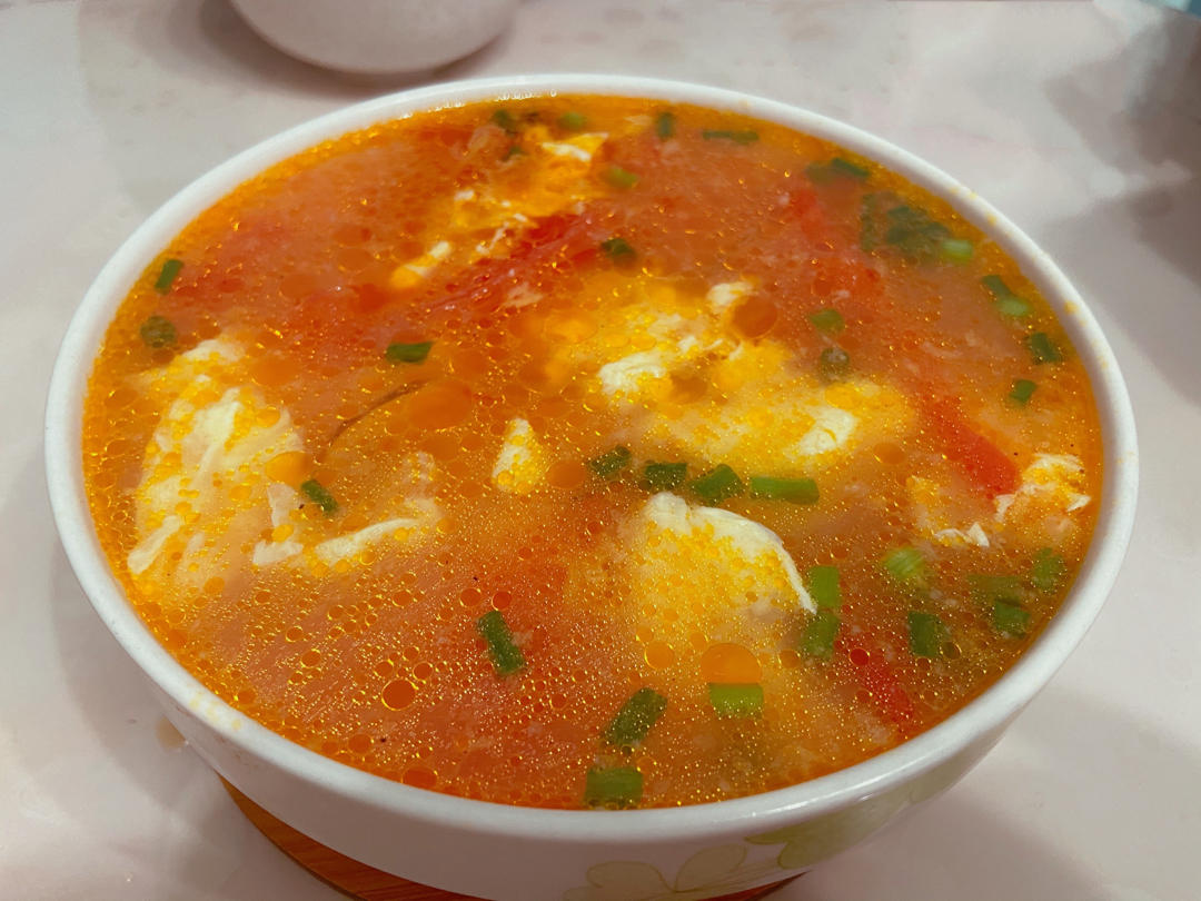 林暮非雨做的西红柿鸡蛋汤
