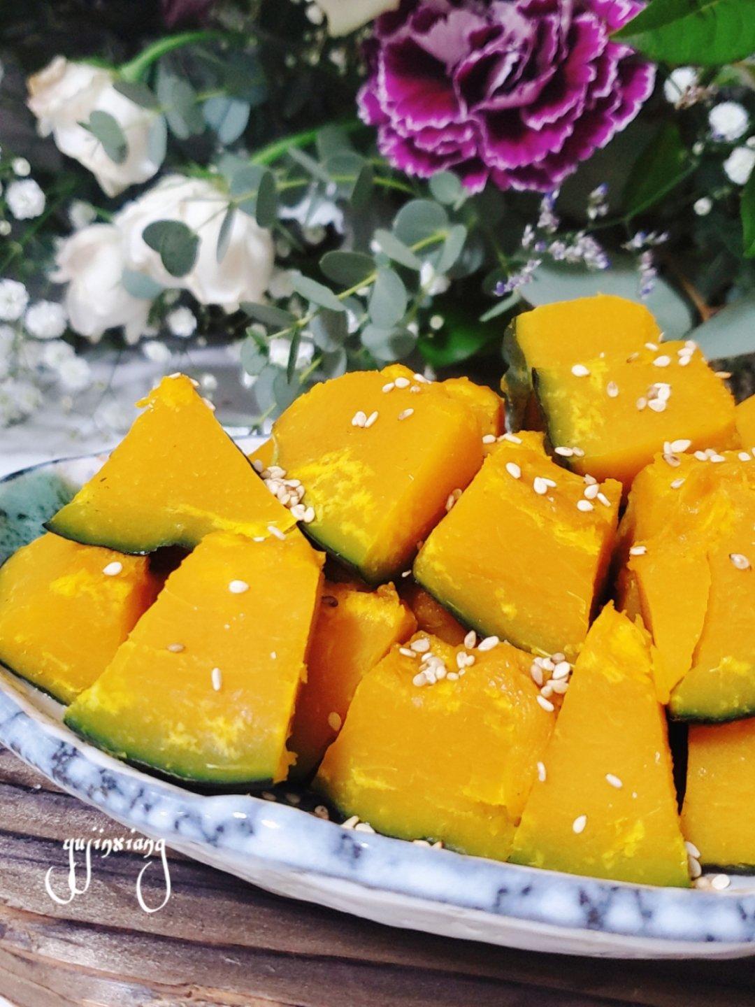 又干又甜又面的日式煮南瓜（只需做到这一步）