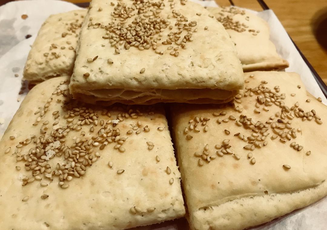 椒盐发面千层饼