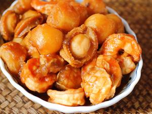 鲍鱼小土豆烧虾球，年夜饭最爱海鲜菜的做法 步骤16
