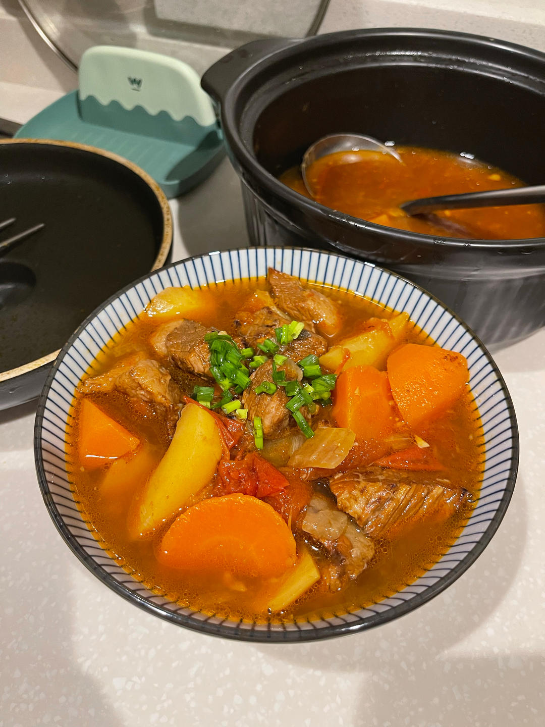 番茄土豆炖牛腩