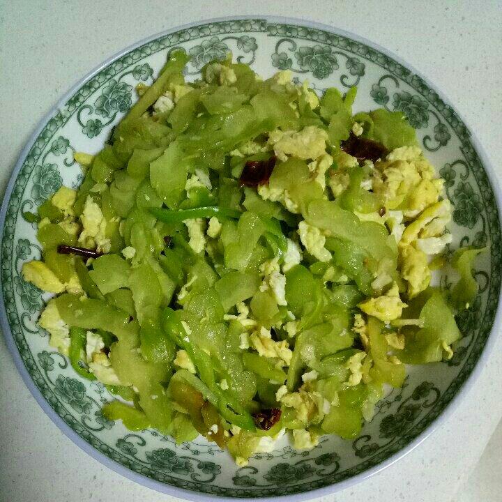 苦瓜炒鸡蛋