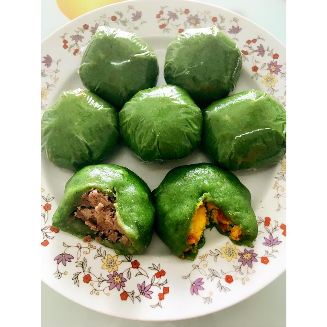 新晋网红【杏花楼 咸蛋黄肉松青团】