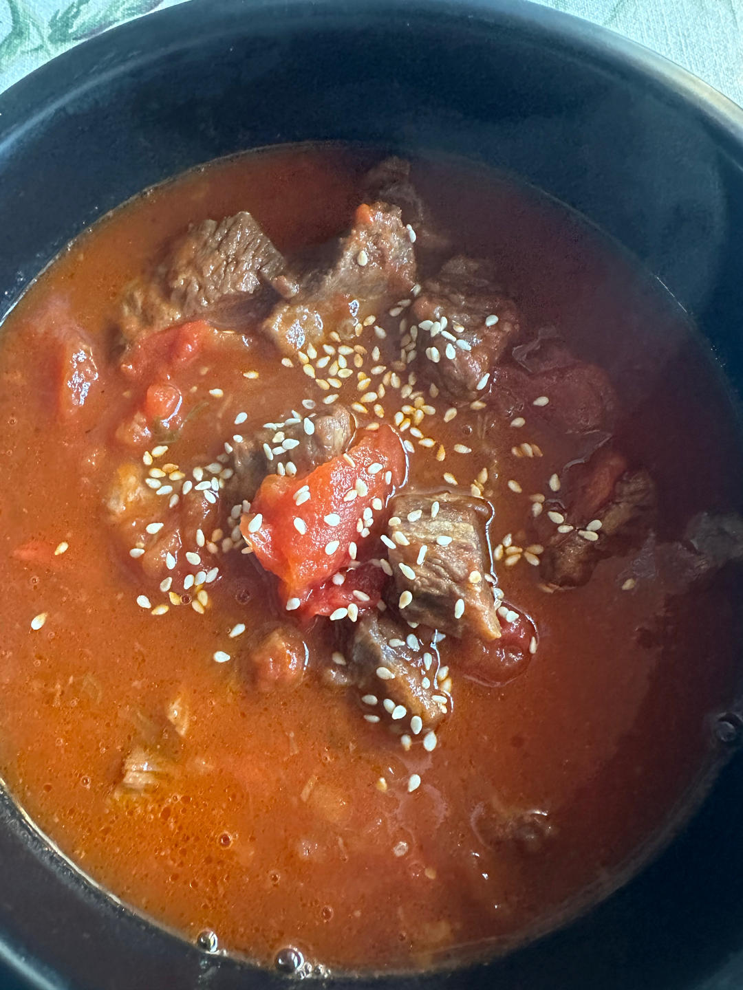 超级简单的番茄炖牛肉