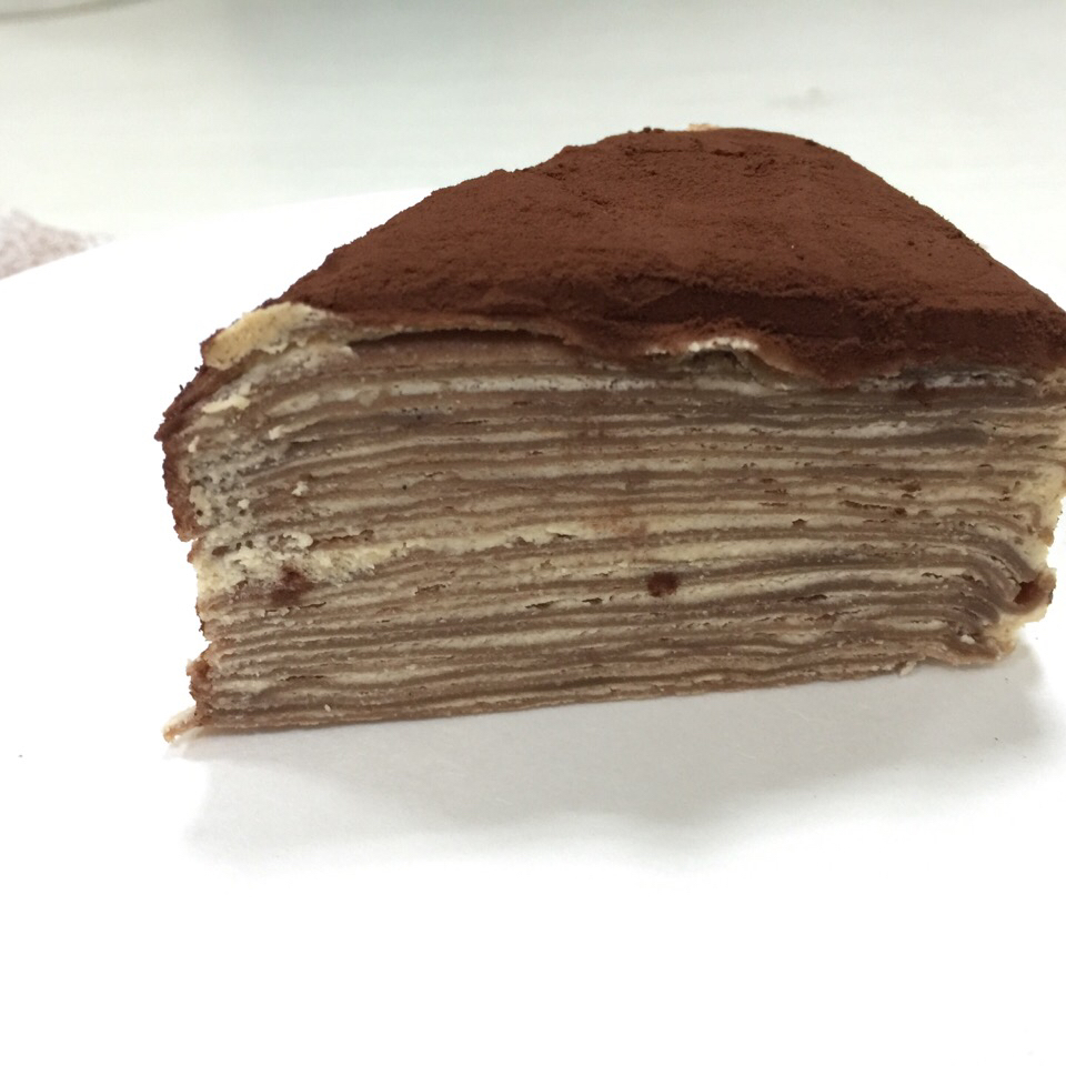 巧克力千层可丽饼