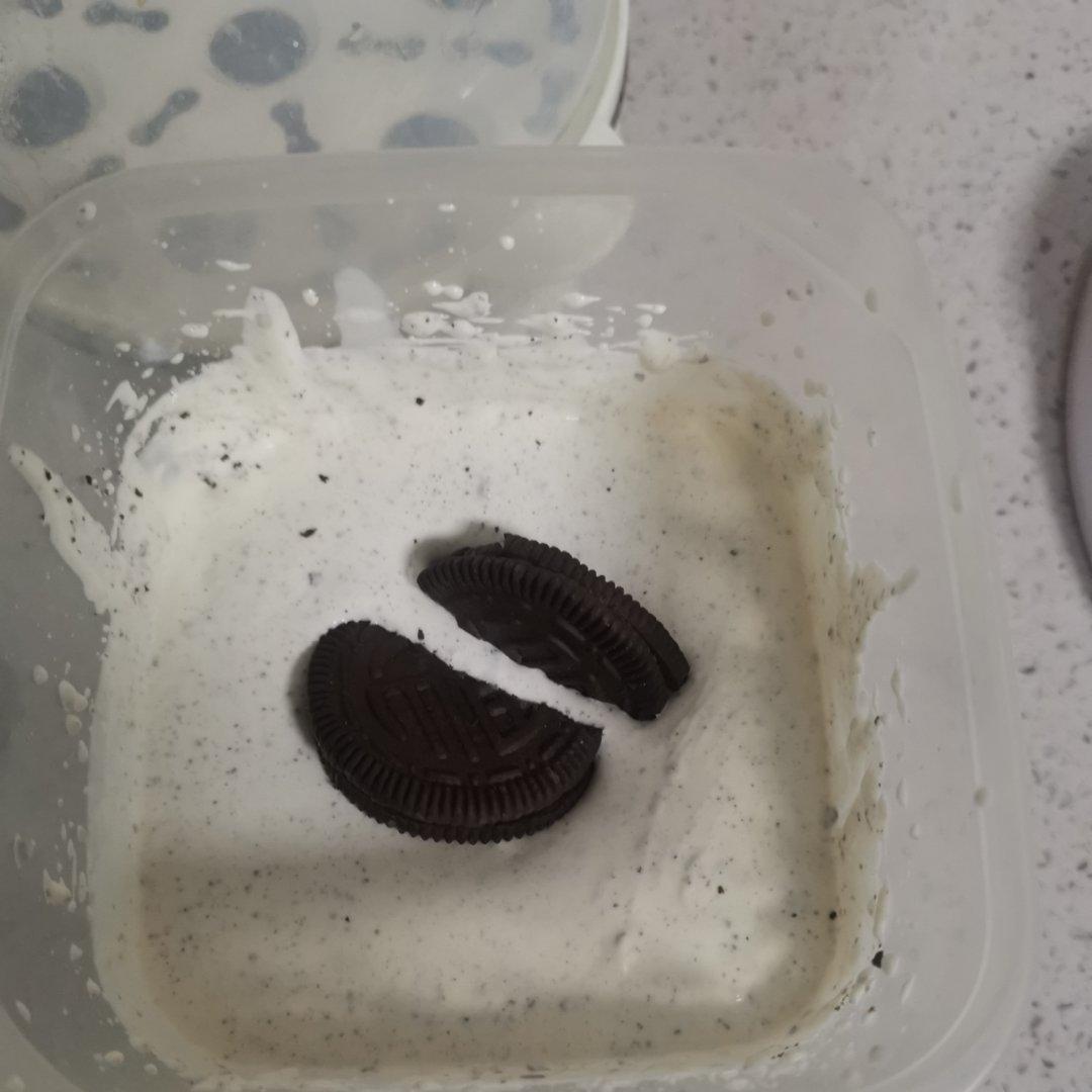 无冰渣！不需蛋黄！奥利奥冰淇淋