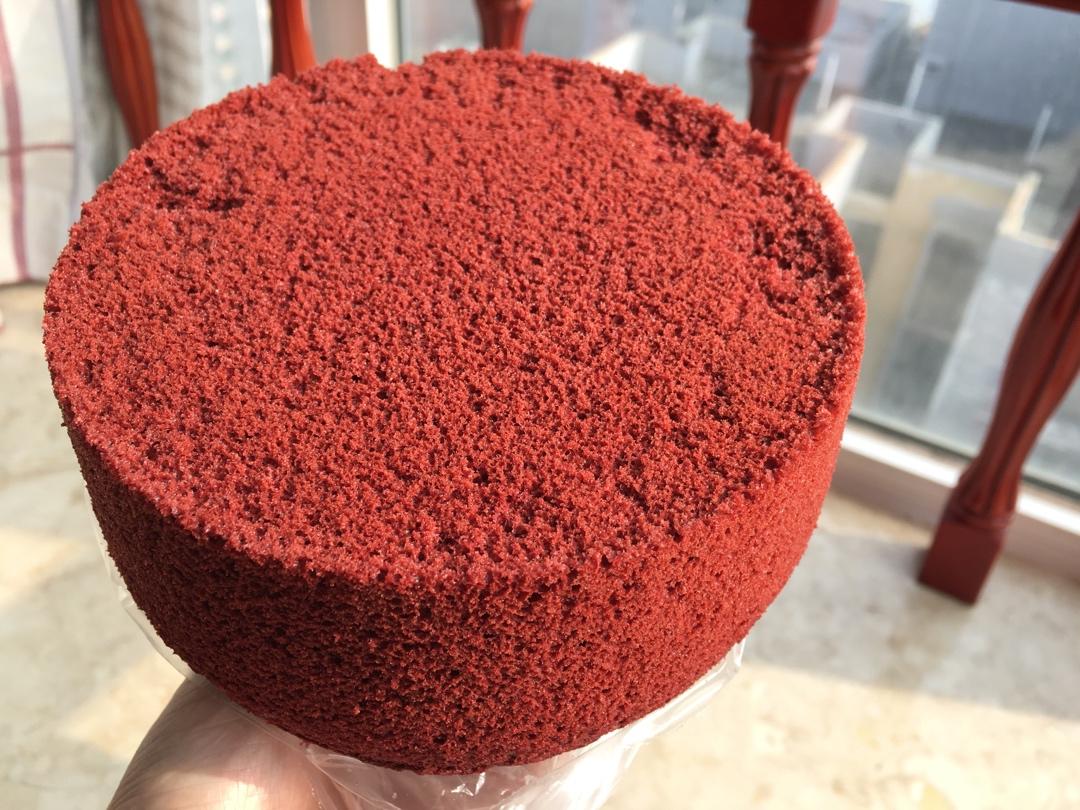 视频菜谱:红丝绒裸蛋糕6寸