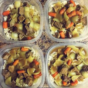 咖哩牛肉飯盒 Curry beaf weekday meals的做法 步骤6