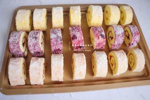 果酱椰蓉蛋糕卷❗酸酸甜甜夏天的味道的做法 步骤18