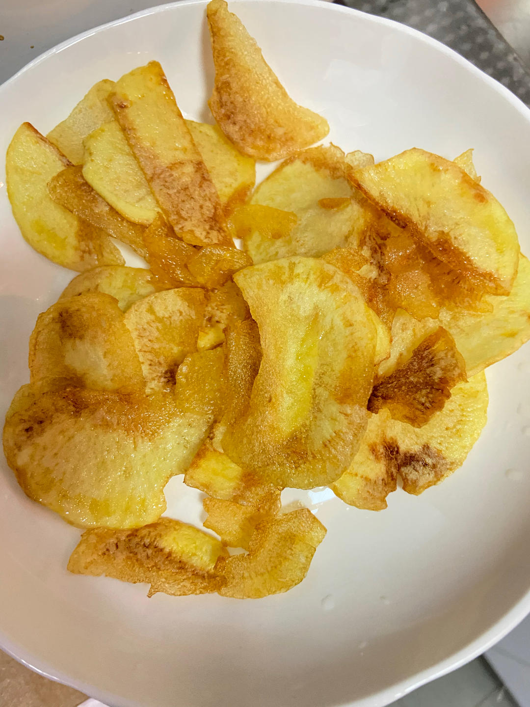自制炸薯片，学会以后再也没买过薯片