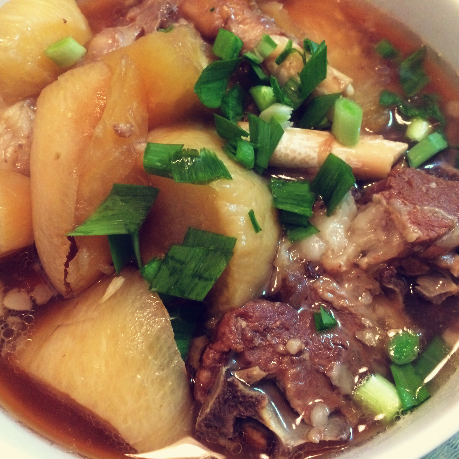 浙江来生缘做的红烧羊肉炖萝卜